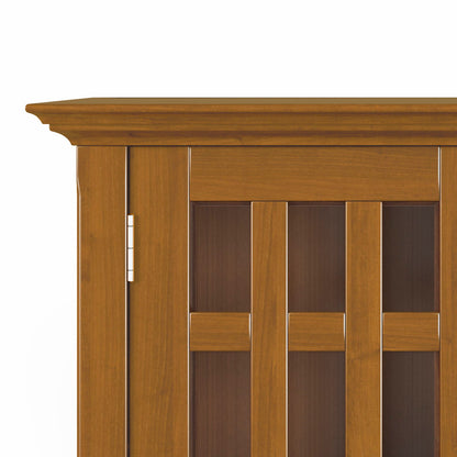 Bedford - Low Storage Media Cabinet - Light Golden Brown