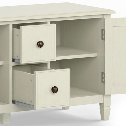 Connaught - Wide TV Stand - Antique White