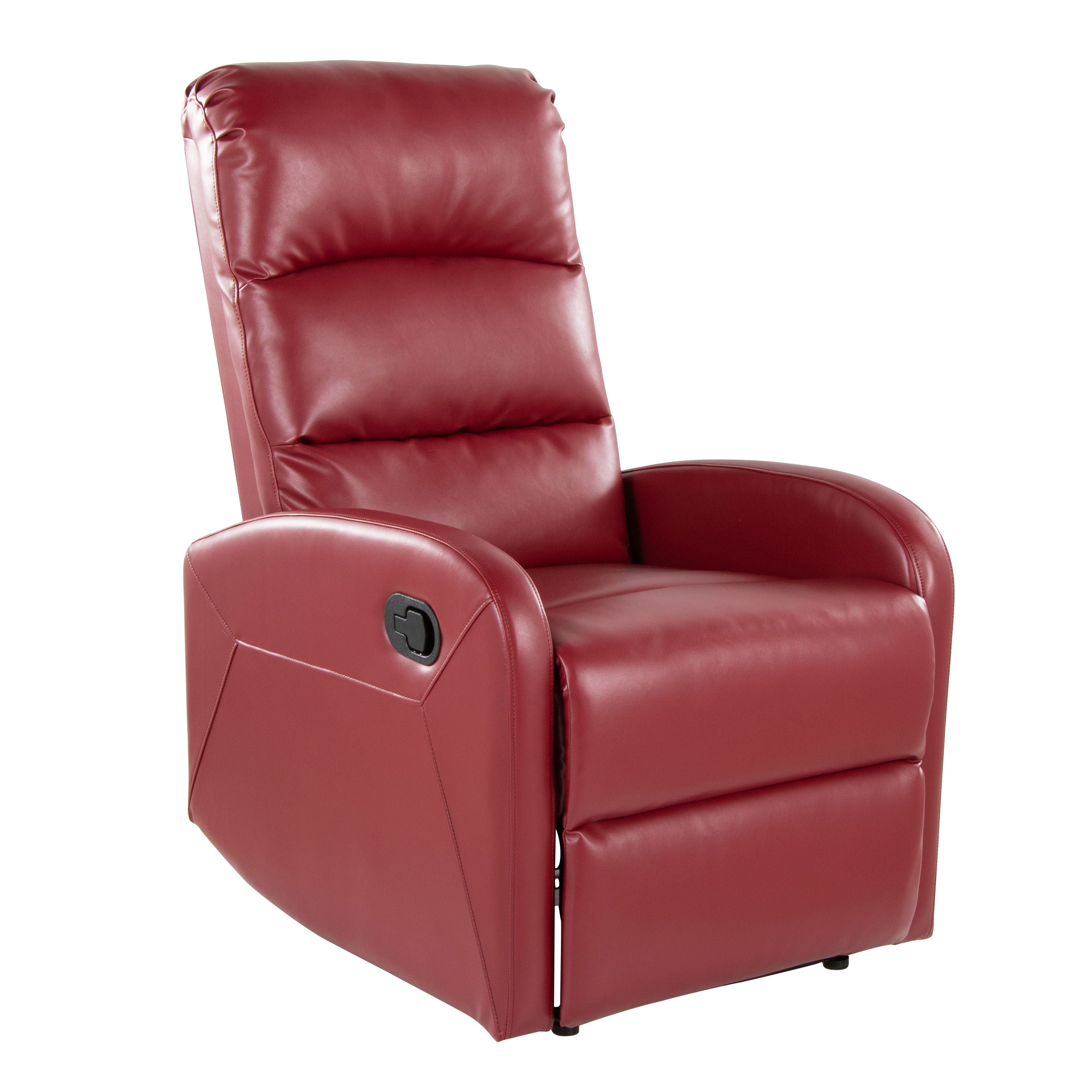 Dormi - Contemporary Recliner Chair - Red