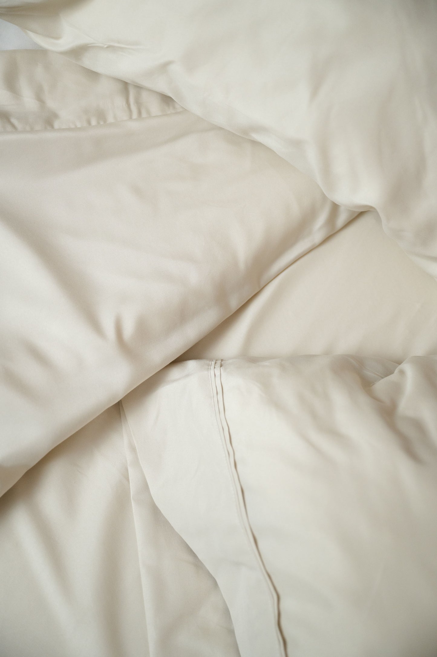 4 Piece Twin Microplush And Bamboo Hypoallergenic Sheet Set - Cream