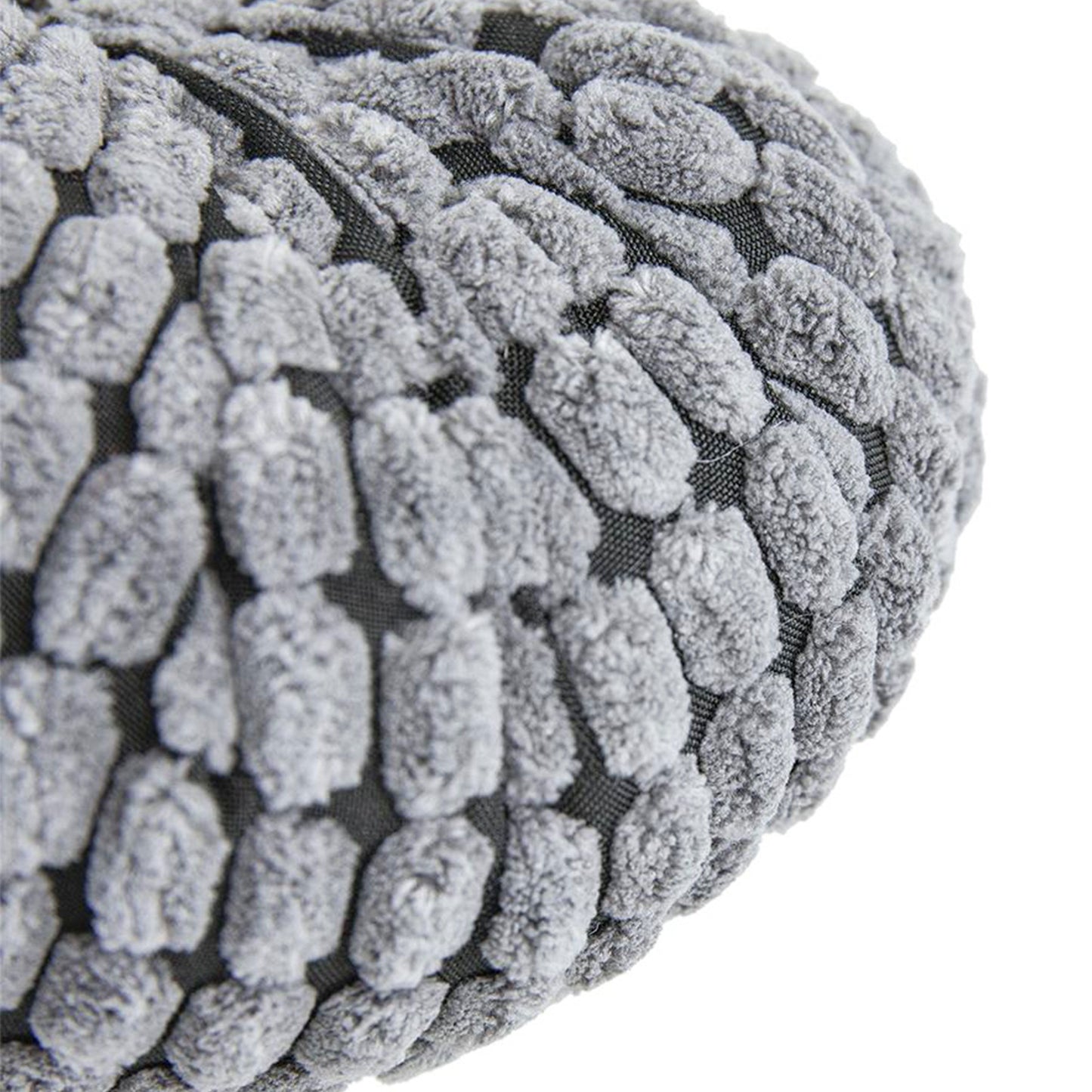 Chenille Weighted Pumpkin (Set of 3) - Gray