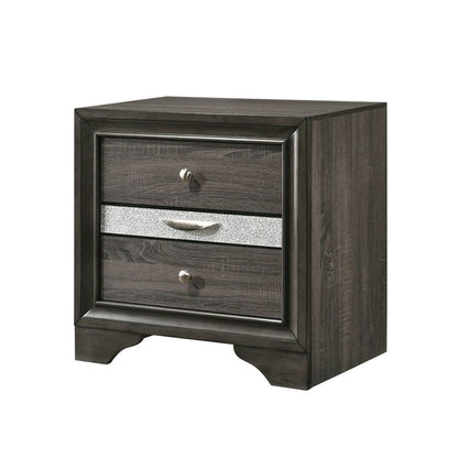 Naima - Nightstand - Gray