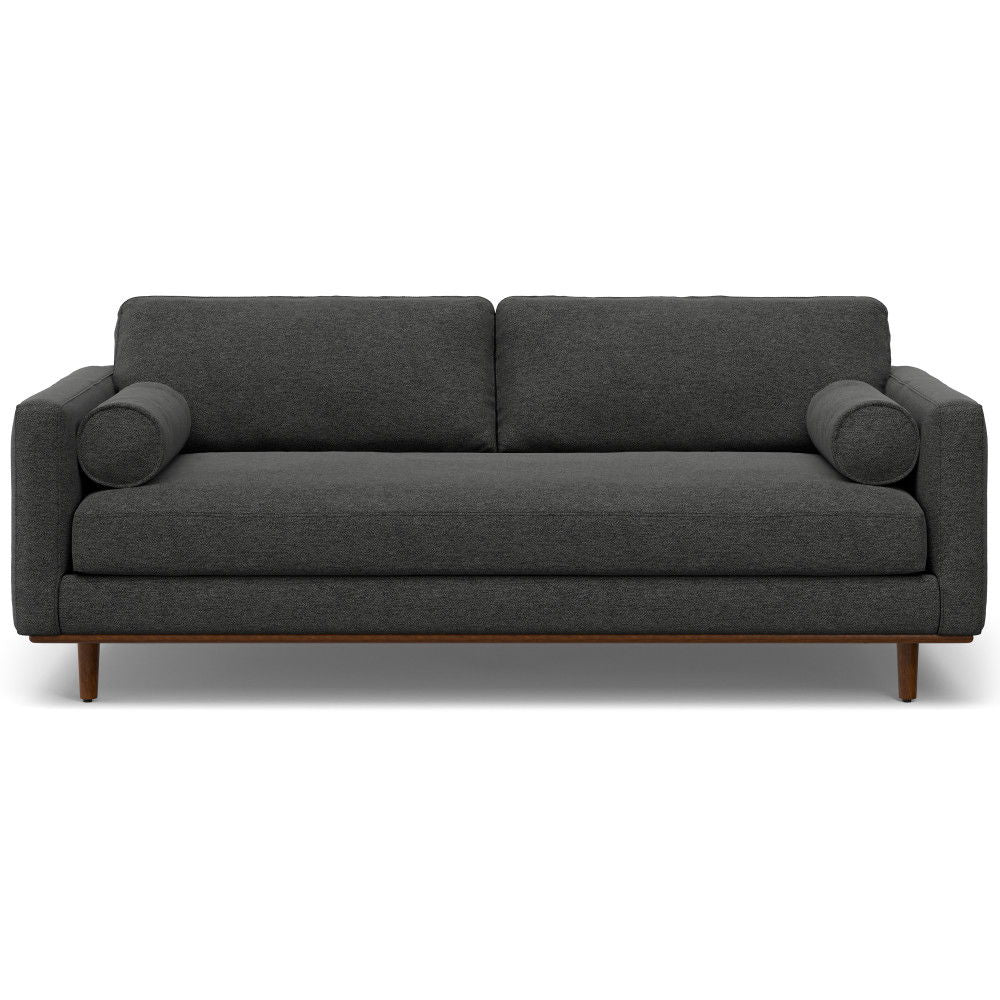 Morrison - Sofa And Ottoman Set - Charcoal Gray