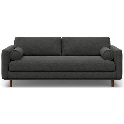 Morrison - Sofa And Ottoman Set - Charcoal Gray