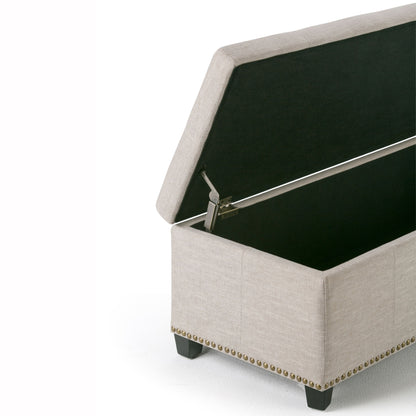 Kingsley - Large Storage Ottoman - Natural
