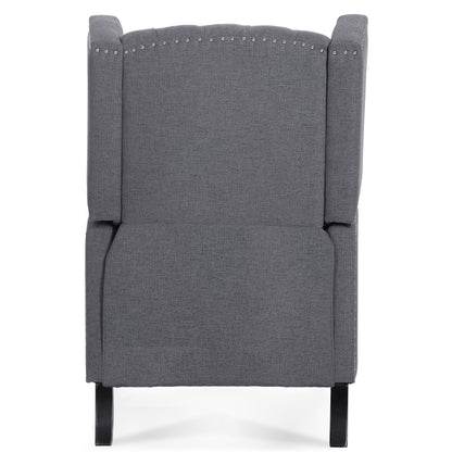 Manual Wing Chair Recliner - Gray