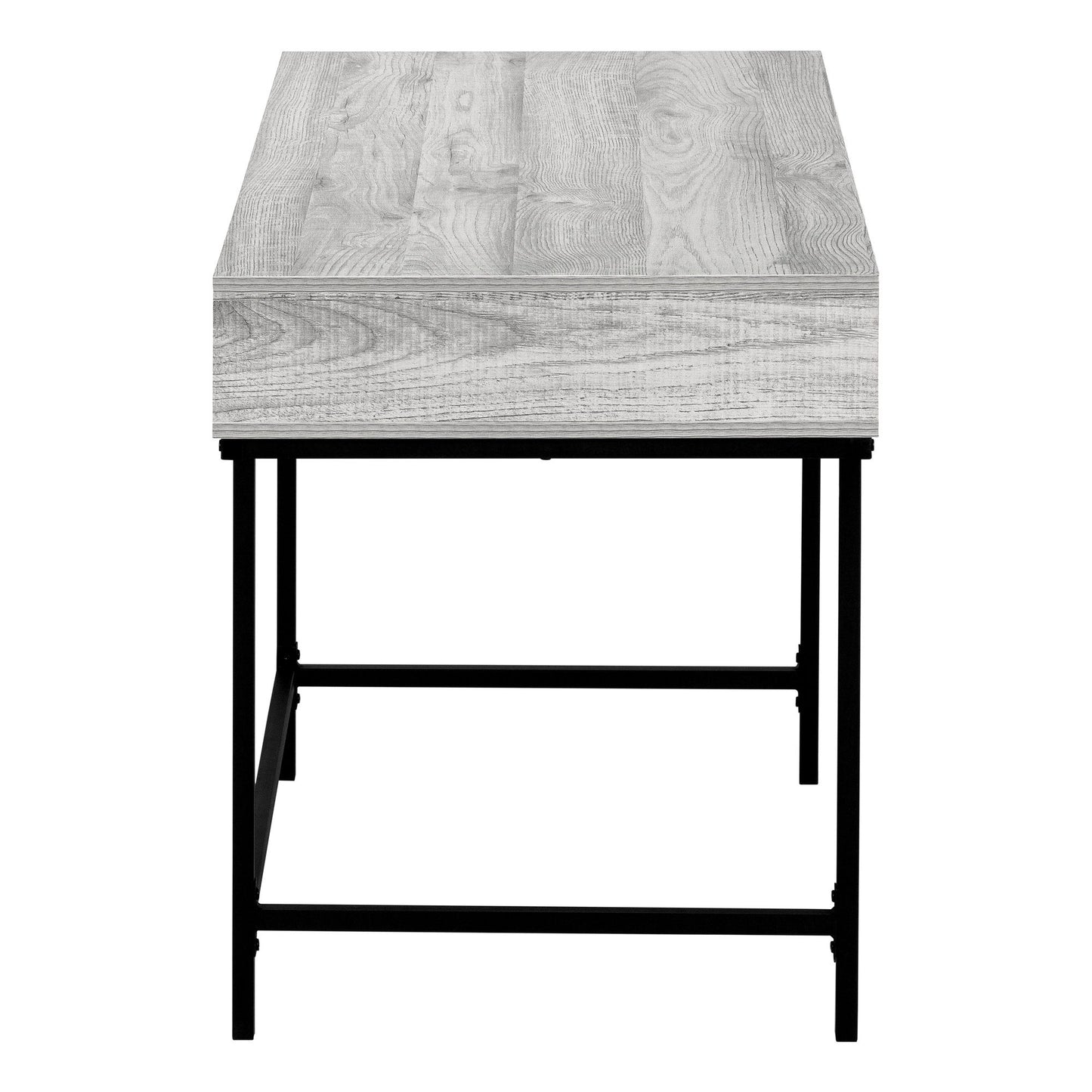 Computer Desk For Home Office, Laptop, 2 Storage Drawers, Contemporary And Modern - Gray