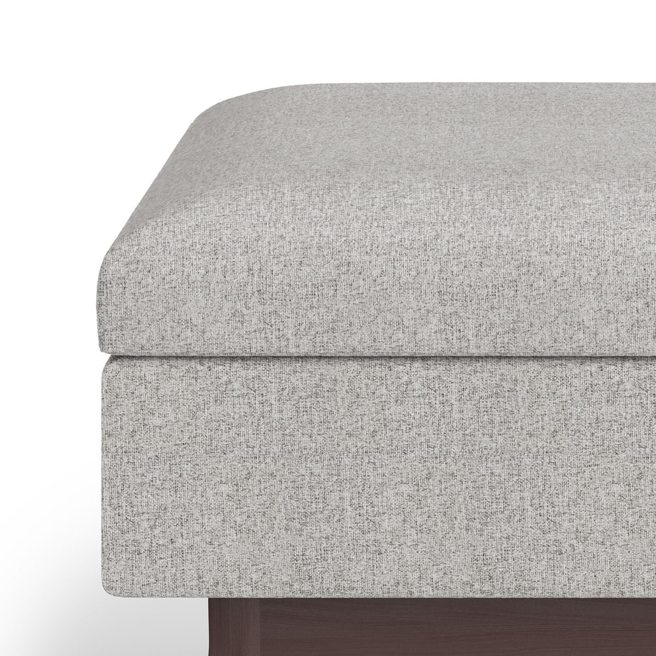 Owen - Coffee Table Storage Ottoman - Cloud Gray