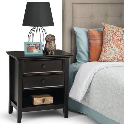 Amherst - Bedside Table - Hickory Brown