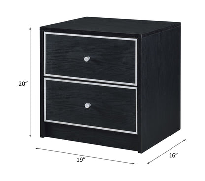 Jabir - Accent Table With Variety / Selection - Black / Silver