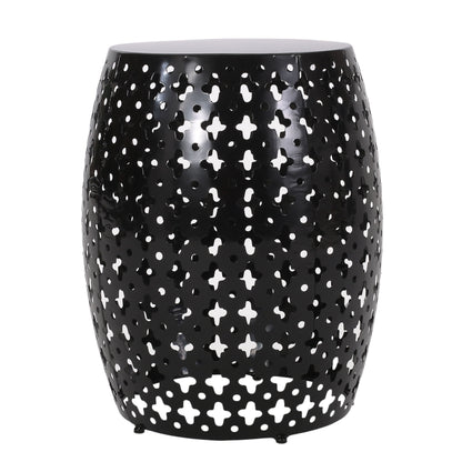 Metal End Table Large - Black