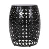 Metal End Table Large - Black