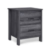 Titeca - Contemporary 2 Drawer Nightstand - Dark Gray