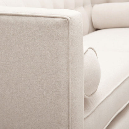 Jack - Modern Tuxedo Tufted Sofa - Sky Neutral Beige