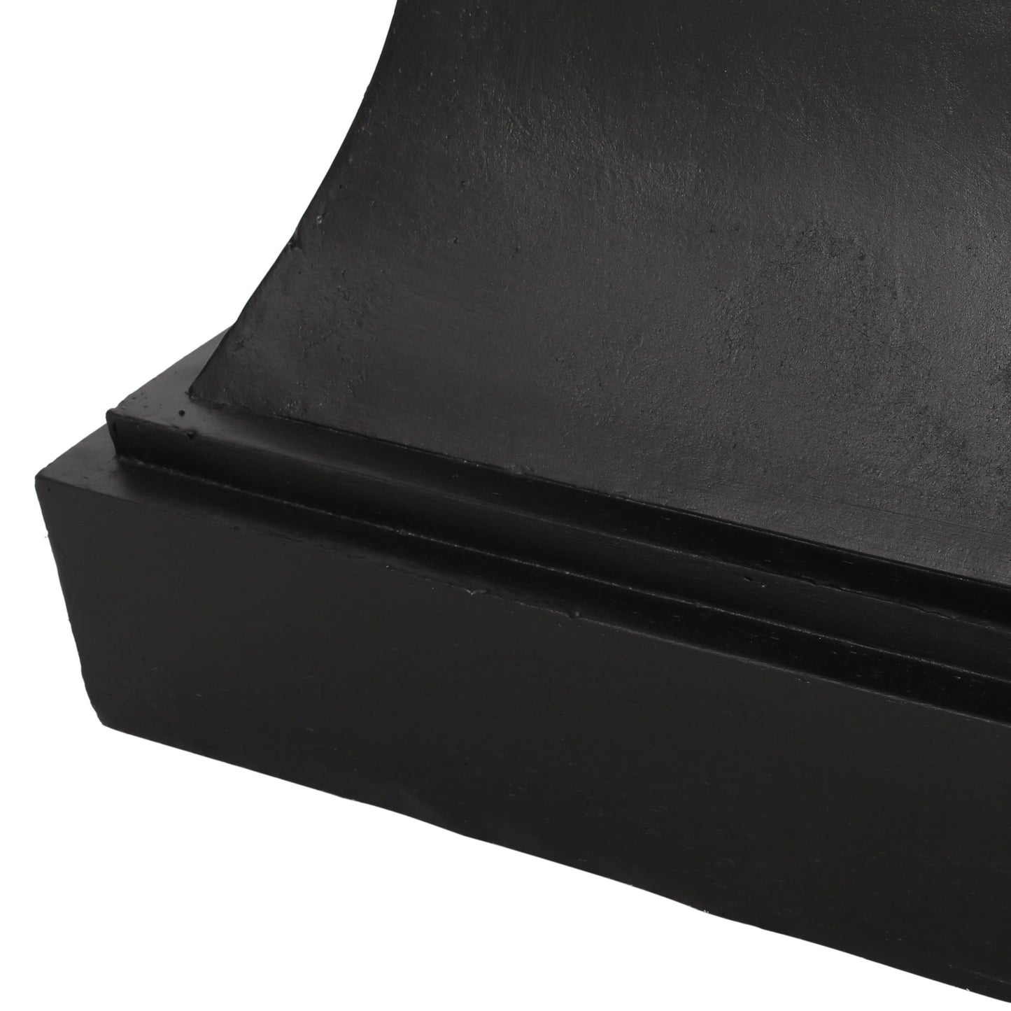 Modern Athena Side Table With Pedestal Design - Black