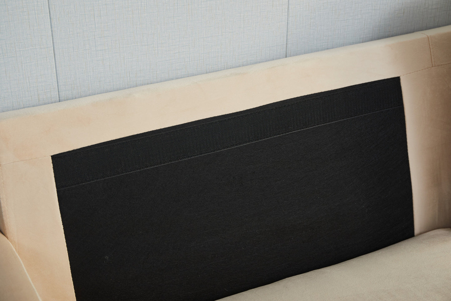 Stationary Loveseat - Beige