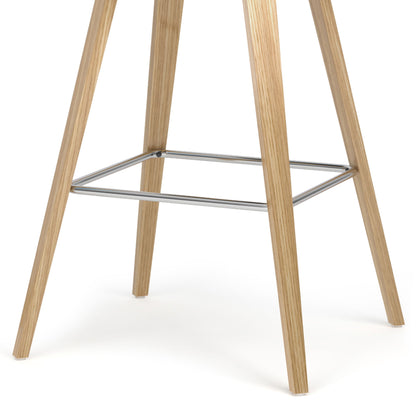 Randolph - Upholstered Bentwood Counter / Bar Height Stool (Set of 2) - Blue
