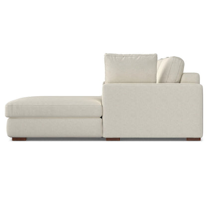 Charlie - Deep Seater Right Sectional Sofa - Cream