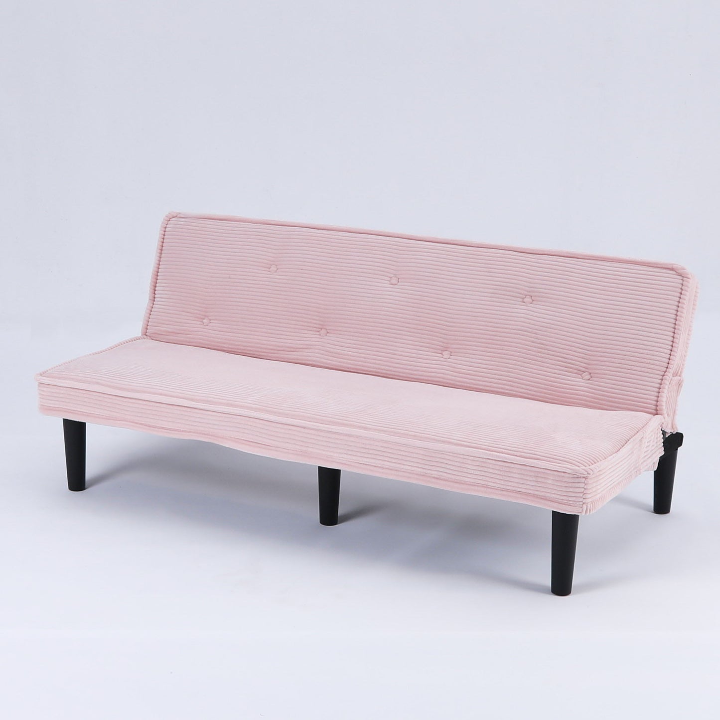 Modern Sofa Bed - Black / Beige / Pink