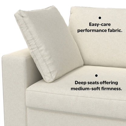 Charlie - Deep Seater Sofa - Cream
