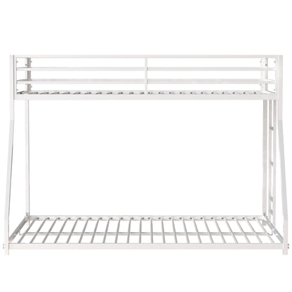 Adam - Twin Over Full Metal Bunk Bed - White