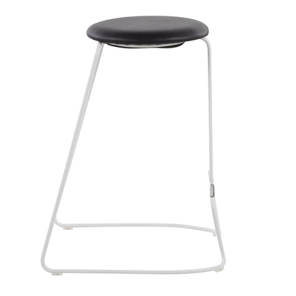 Finn - Contemporary Counter Stool (Set of 2) - White / Black