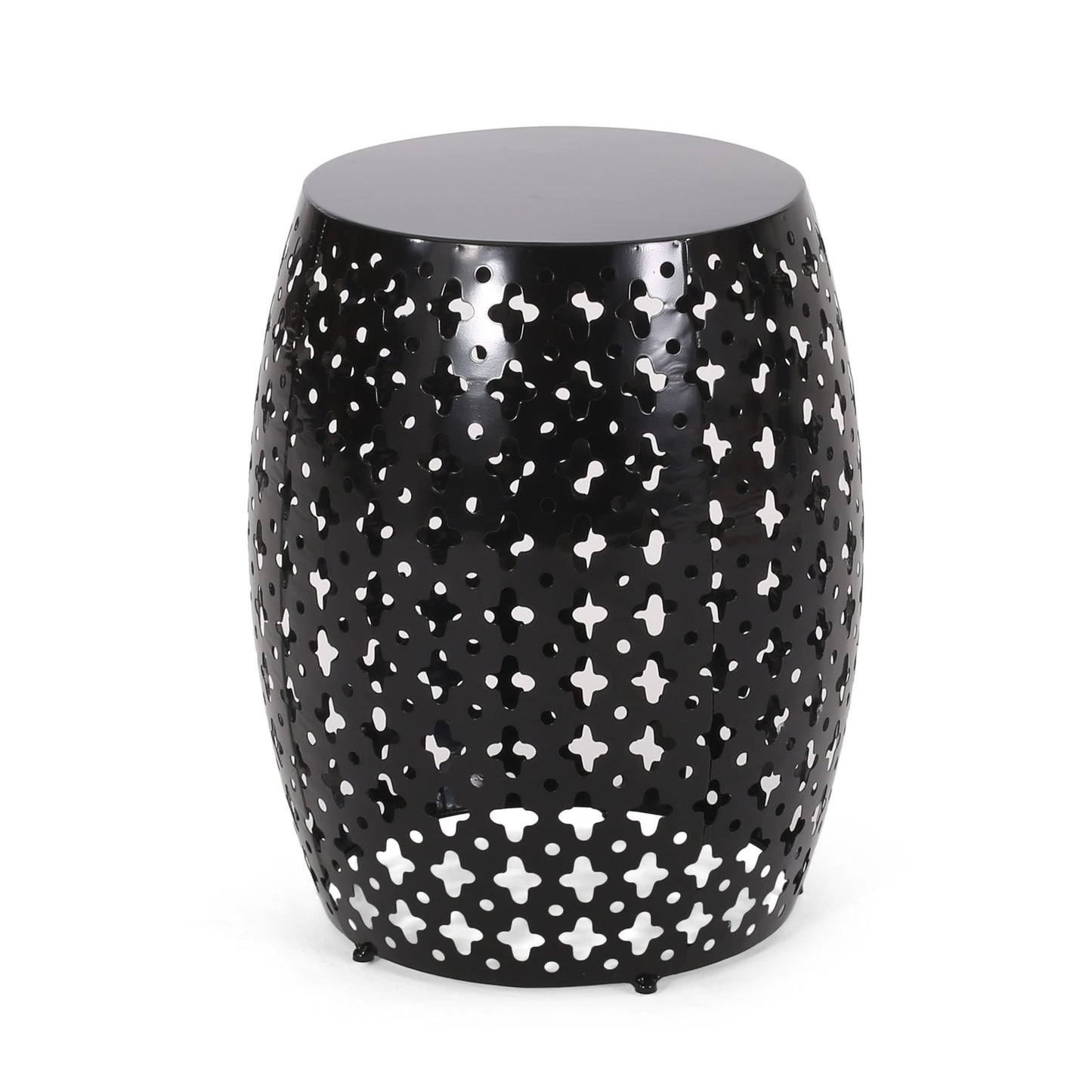 Metal End Table Large - Black