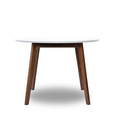 Alina - Dining Table - Brown / White