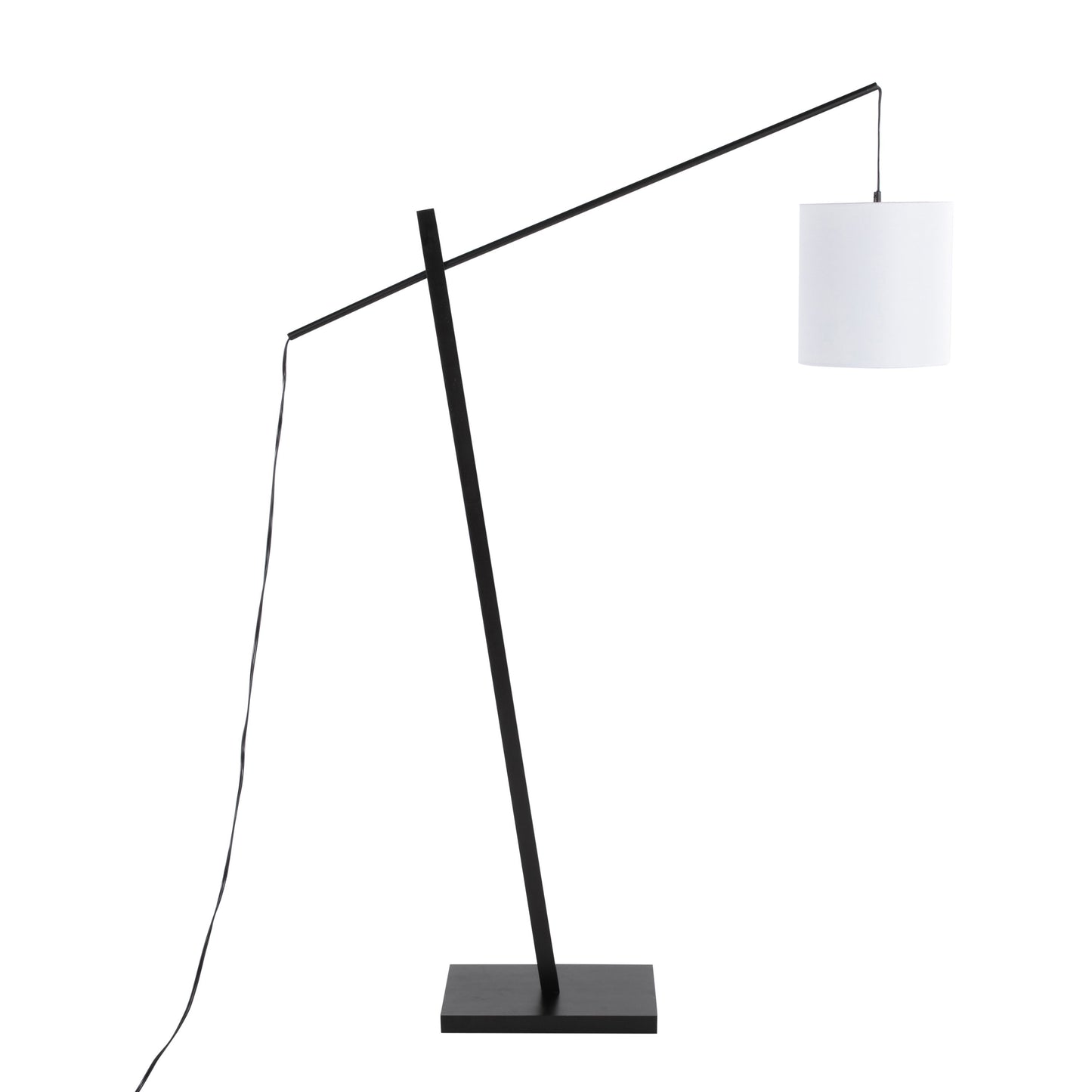 Arturo - Contemporary Floor Lamp - Black / White