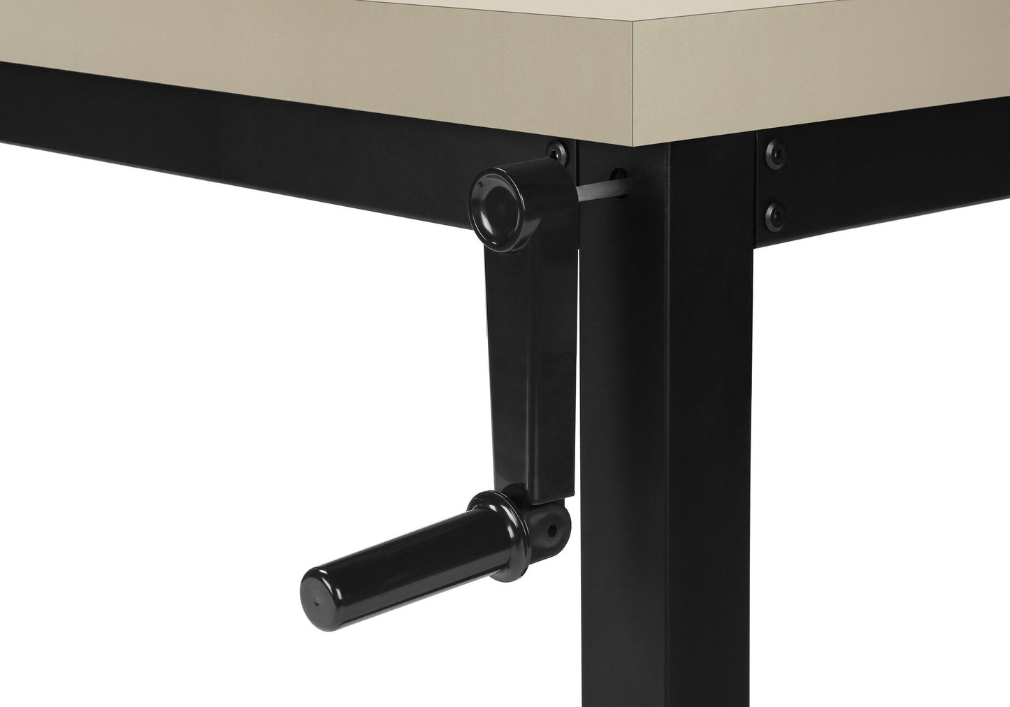 Computer Desk, Home Office, Standing, Adjustable, Laptop, Contemporary & Modern - Taupe