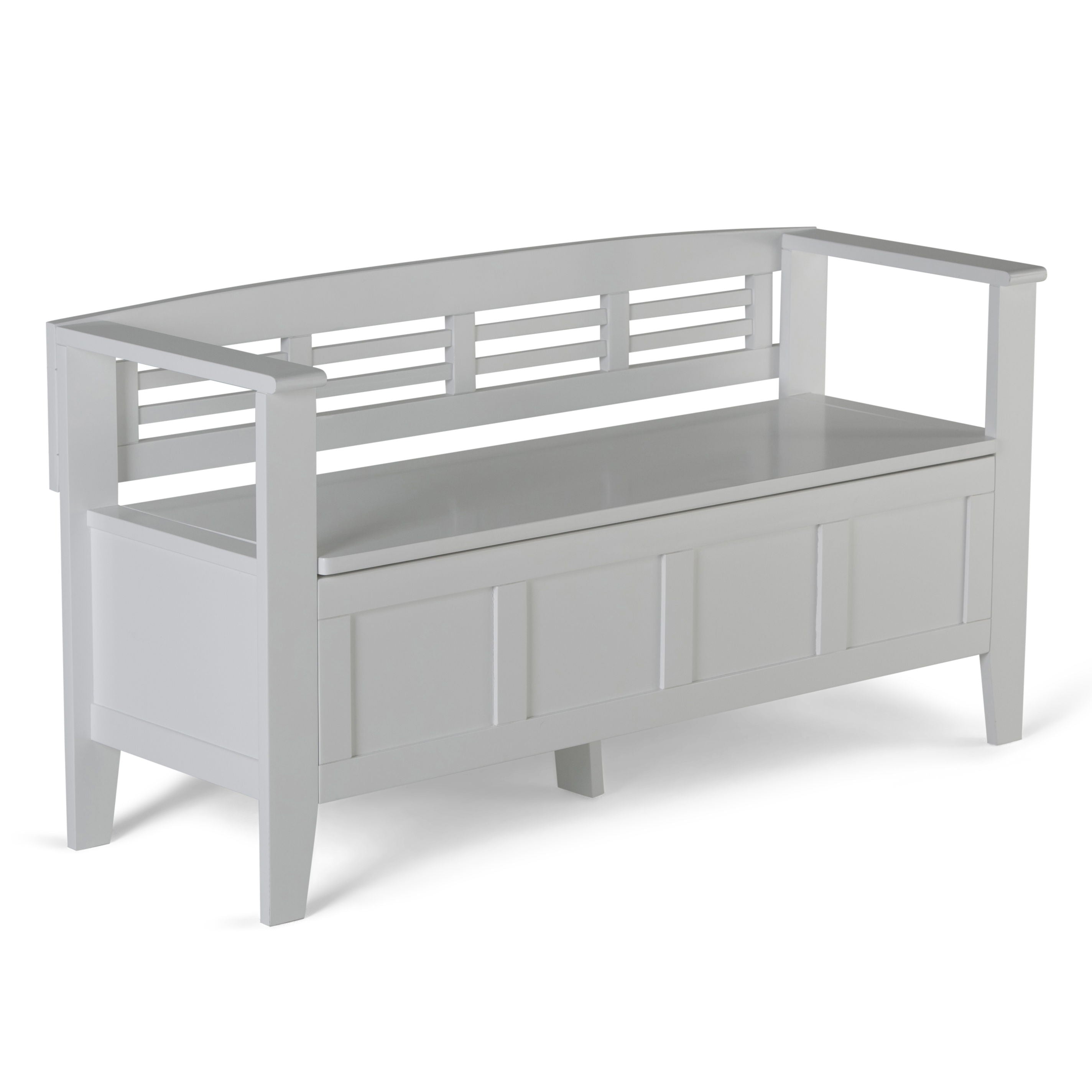 Adams - Entryway Storage Bench - White