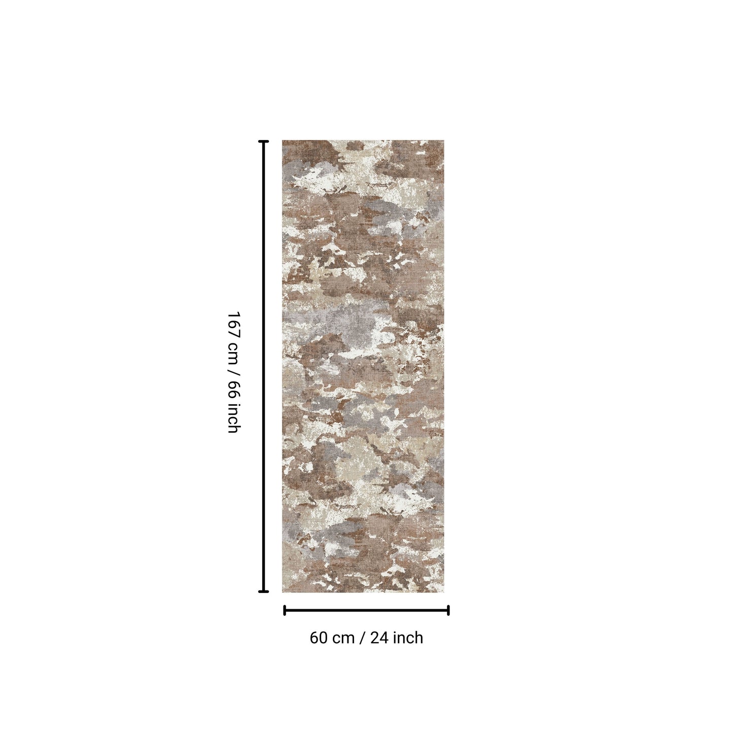 Sphinx - Indoor & Outdoor Washable Non - Slip Runner Rug - Cream / Brown