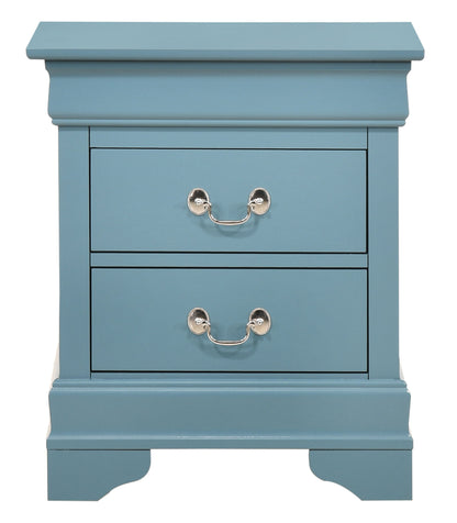 Louis Phillipe - Compact Nightstand - Teal
