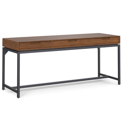Banting - Mid Century Wide Desk - Walnut Veneer