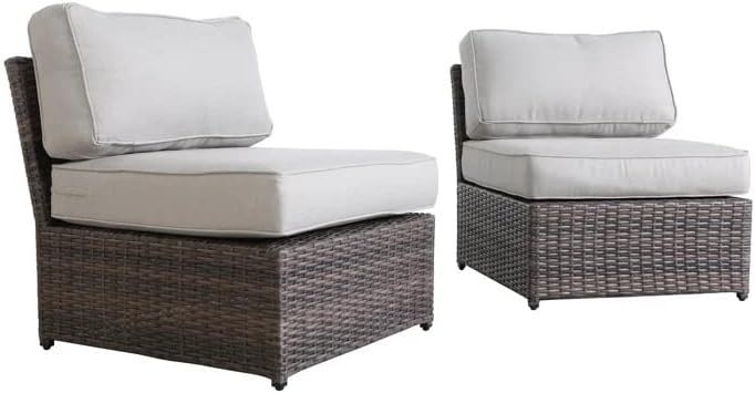 Patio Chair With Cushions - Brown