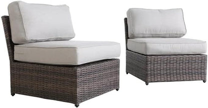Patio Chair With Cushions - Brown