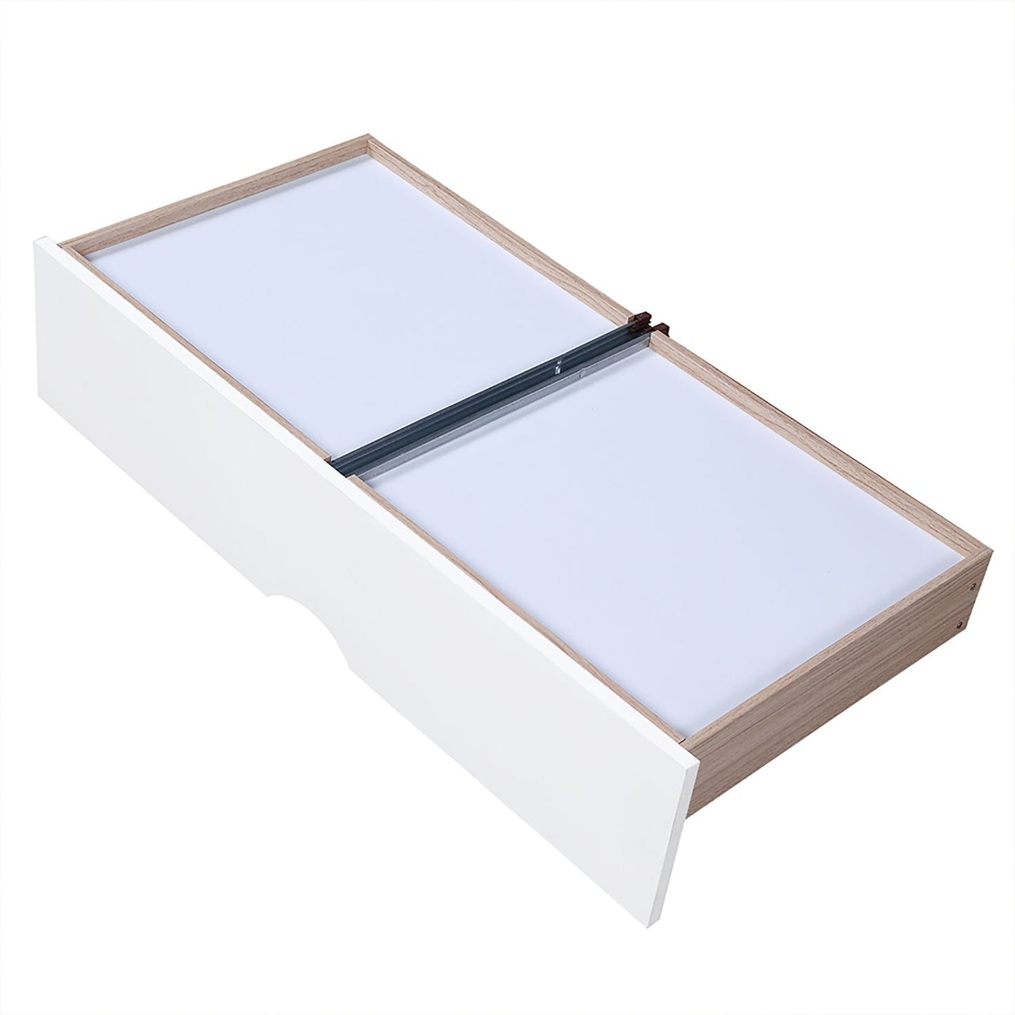 Daybed With Trundle And Two Storage Drawers, Sofa Bed For Bedroom - White