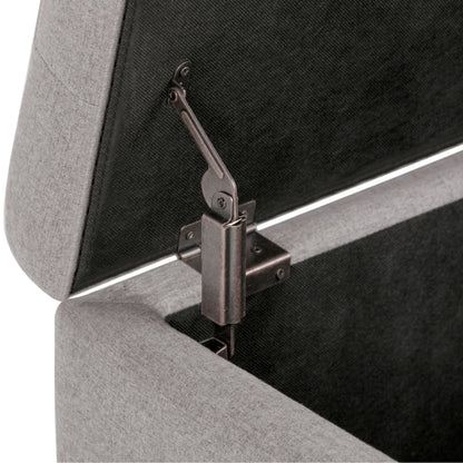 Cosmopolitan - Storage Ottoman - Cloud Gray