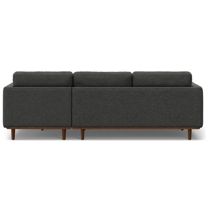 Morrison - Right Sectional Sofa - Charcoal Gray