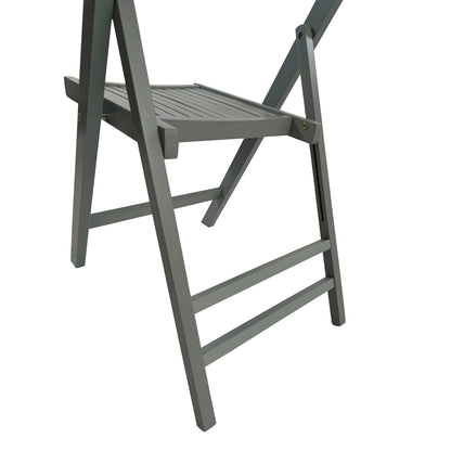 Folding Special Event Chairs, Foldable Style (Set of 4) - Gray