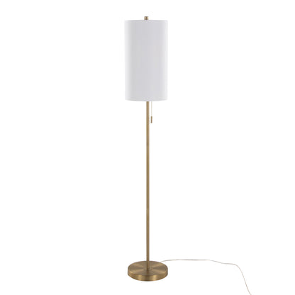 Bounty - Contemporary Metal Floor Lamp - White