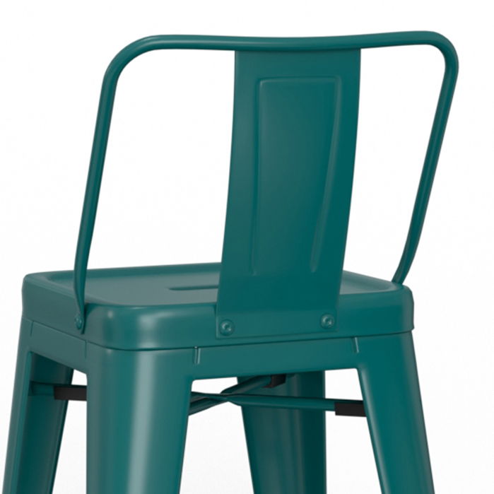 Rayne - Counter Height Stool (Set of 2) - Teal Blue