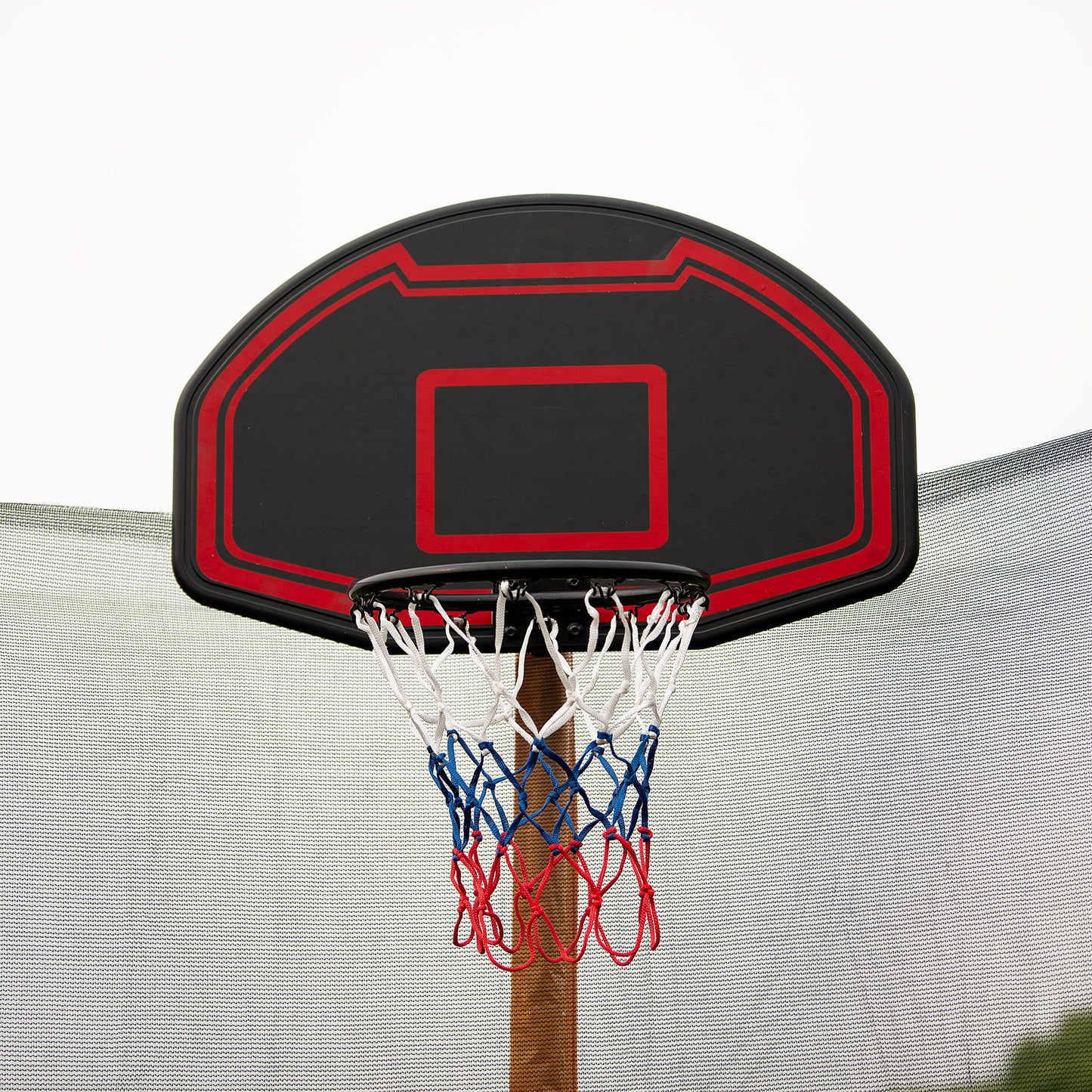 16Ft Trampoline With Basketball Hoop Pump And Ladder (Inner Safety Enclosure) With Soccer Goal - Green