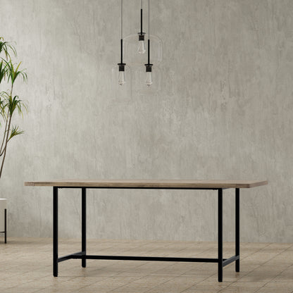Campbell - Dining Table - Gray