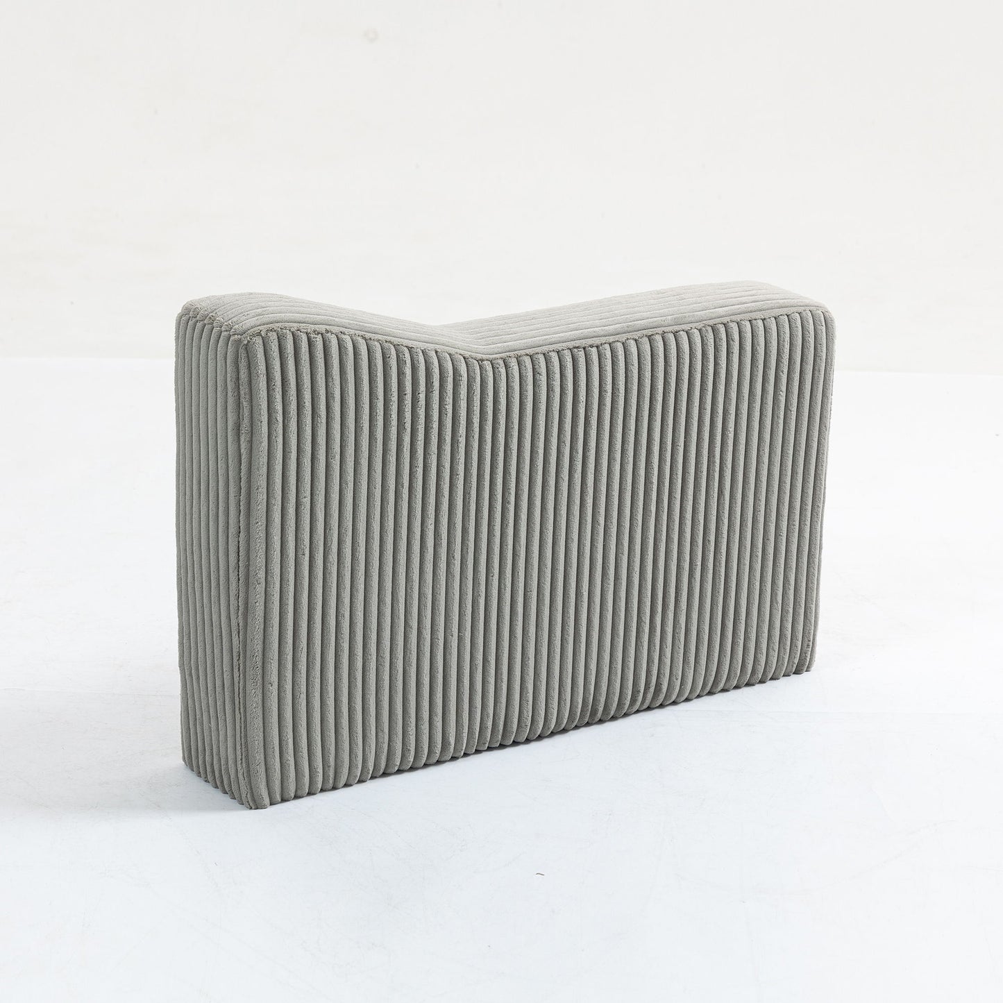 Modular Sofa Single Armrest Backrest Module For Modular Sectional Sofa Couch Side Armrest - Gray