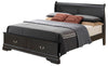 Louis Phillipe - Queen Storage Elegant Bed - Black