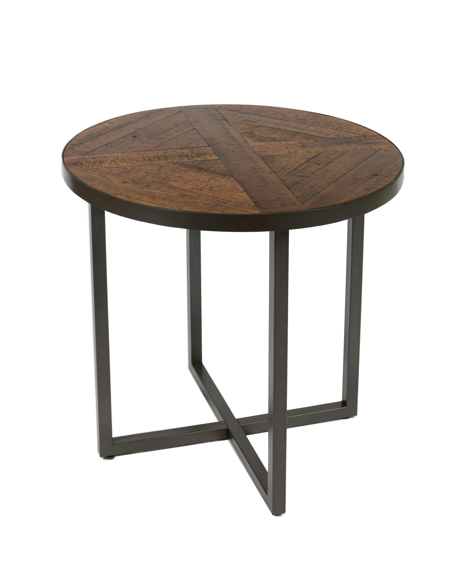 Faro - Round End Table - Brown