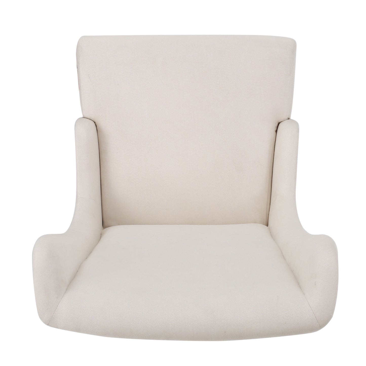 Alight - Upholstered Dining Chair With High Back And Birch Wood Legs - Beige