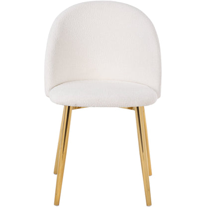 Marion - Mid-Century Modern Dining Chair (Set of 2) - Gold / White