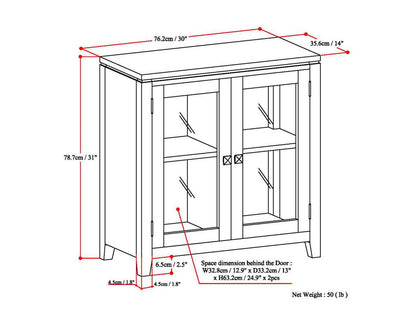 Cosmopolitan - Low Storage Cabinet - Black